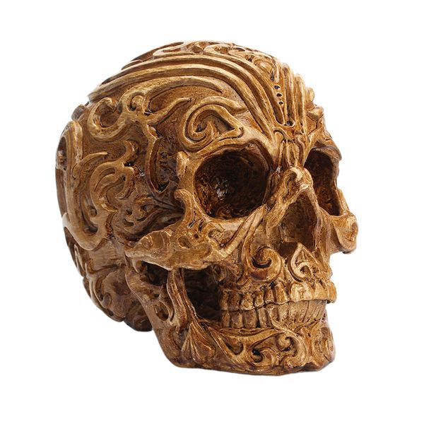 

resin totem skull statue collectible art crafts for home oanment