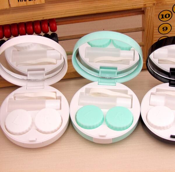 

Marble contact len box with mirror marble tripe contact len ca e travel gla e len e box eye care holder container gga2702