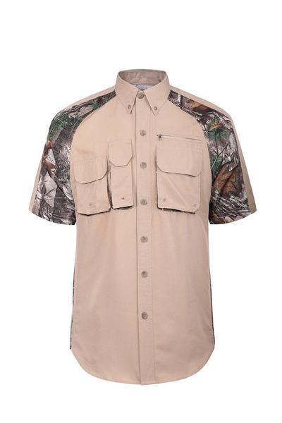 

2019 redhe*d summer men shirts man hunting fishing shirts short-sleeve hiking outdoor shirt quick-dry usa size m-xl promotion, Gray;blue