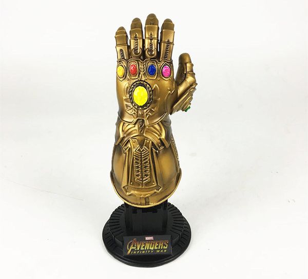 

funny] infinity gauntlet thanos gem gloves model avengers infinity war action figure toy resin decoration collection model t200505