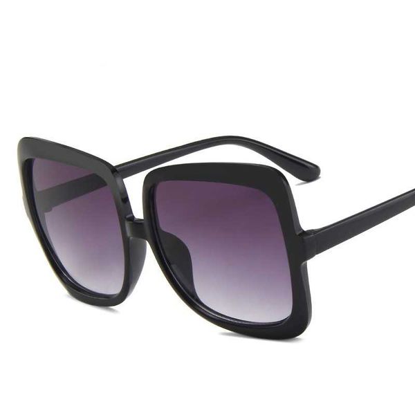 

sunglasses oversized women 2021 luxury designer big square retro vintage sun glasses uv400 shades for, White;black