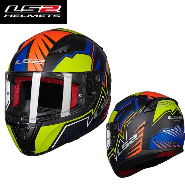 

original ls2 ff353 alex barros full face motorcycle helmet abs safe structure ls2 rapid street racing helmets ece approval