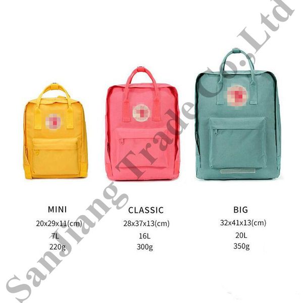 

Ins Juniors Шведский Фокс Дорожные Сумки Сумки Водонепроницаемый Холст Рюкзак Пояс Су