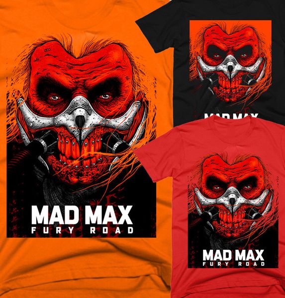 

mad max,movie ,100% cotton,men's t-shirt.,e0399 quality t shirts men printing short sleeve o neck t shirt, White;black