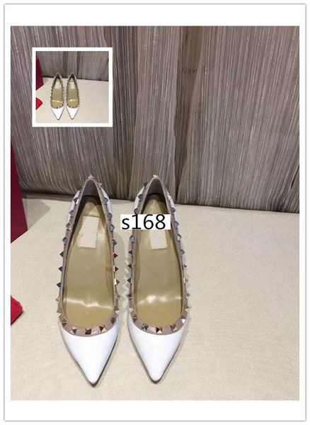 

designer studs high heels leather rivets sandals women shoes valentine high heel shoes 8.5cm size 39, Black