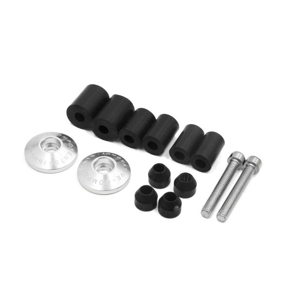 

uxcell pair silver tone universal 7/8 inch motorcycle handlebar grip bar end cap