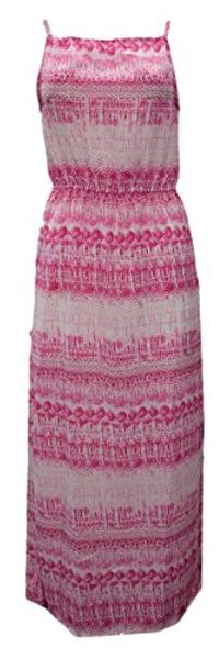 

cambridge select juniors keyhole back spaghetti strap pattern print maxi dress, Black;gray