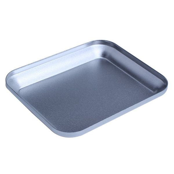 

useful aluminum alloy screw tray with magnetic pad for rc model phone car repair tool silver