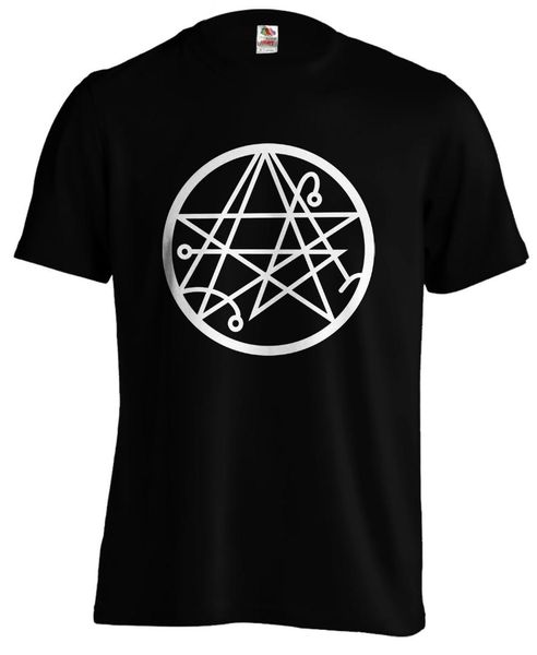 

cthulhu necronomicon h p lovecraft deep old ones sigil geek t-shirt tee new t shirts funny tee new funny, White;black