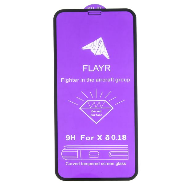 

full cover tempered glass protective film screen guard for iphone xs