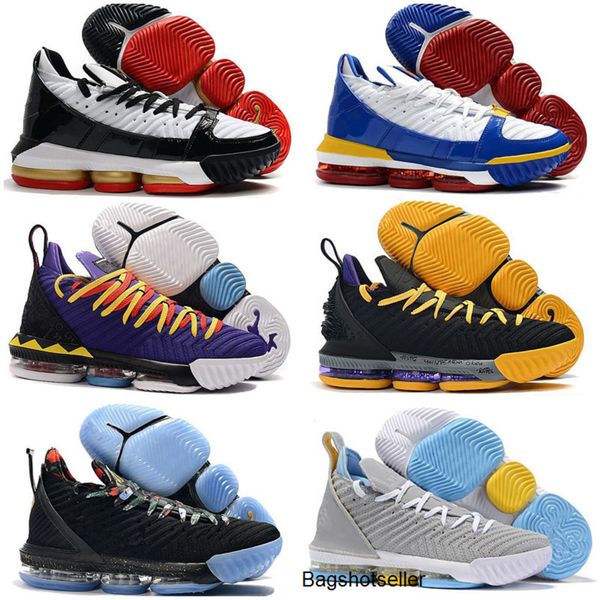 

16 xvi ep superman blue varsity red martin all stars black white equality kids basketball shoes 16s men sports sneakers