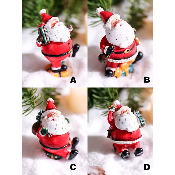 

christmas resin doll santa claus snowman deskchristmas tree hanging ornament decoration for home xmas party gifts 19oct7