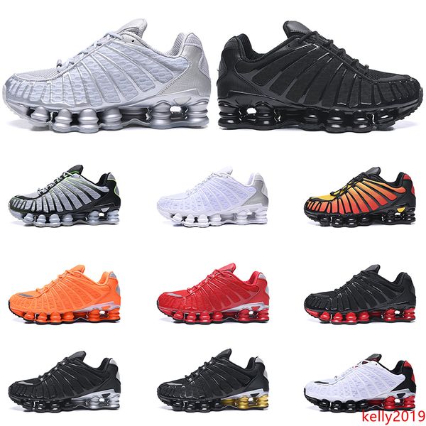 

new arrival tl men running shoes triple black white pure platinum clay orange sunrise lime blast trainers sport sneaker size 40-46