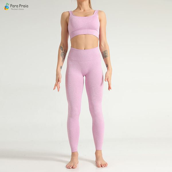 

para praia new women gym legging workout clothe sport bra yoga set gradient sportswear breathable running suit fitness clothing