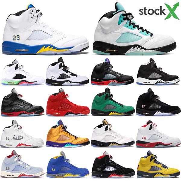 

2020 jumpman 5 5s баскетбол обувь кроссовки island red замша trophy room michigan olympic бред прибытие mens женщин дизайнерская обувь разме