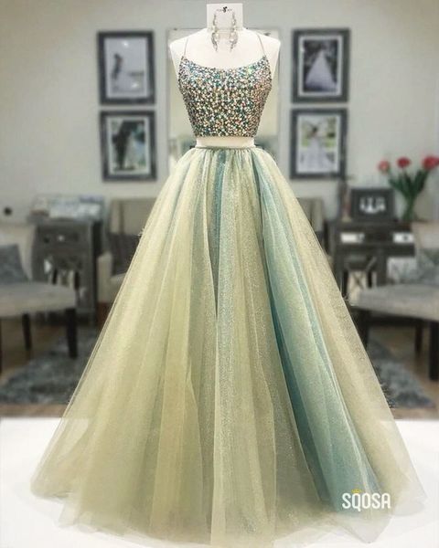 

2020 arabic aso ebi two pieces evening dresses crystals beaded prom dresses backless formal party second reception gowns zj263, Black;red