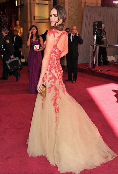 

2019 new charming short cap sleeve design scoop -neck style celebrity dresses red applique decoration evening dresses mermaid prom gowns 837, Black;red