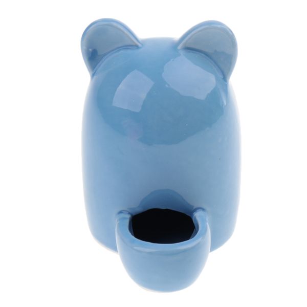 

slient bottle for small pet drinking ceramic portable feeder color random