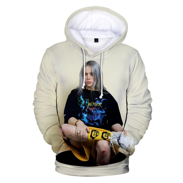 

fashion popular album men women 3d hooded pullover sweatshirts hoodie, Black