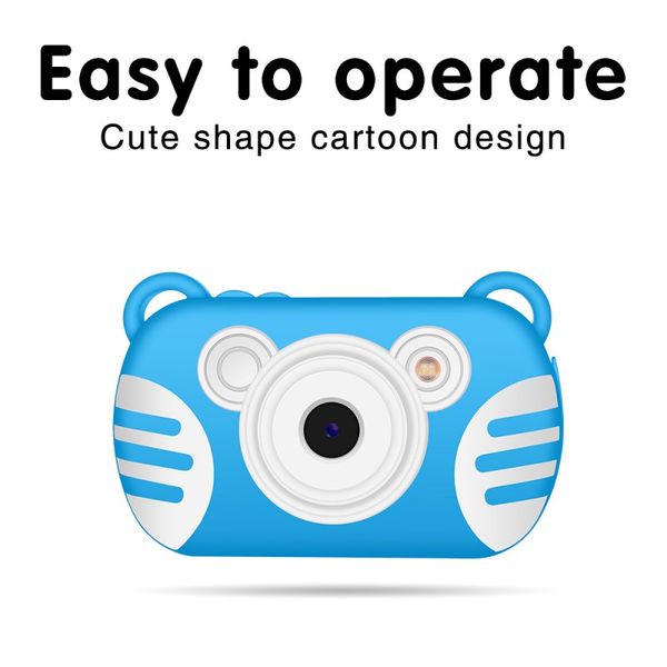 

k3 kids digital camera 8x digital zoom with mic waterproof anti-drop tf card cameras cartoon for boys/ girls gifts