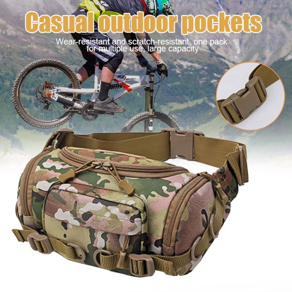 

travel camouflage tactical satchel bag multi-function shoulder crossbody suitable for travel sports ride xr-hot