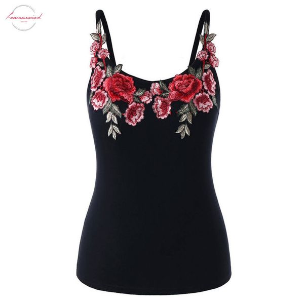 

tank plus size 5xl blouse women plus size rose embroidery floral tank shirt blouse blusas chalecos mujer camisole 4.99, White