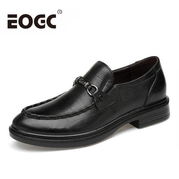 

size 35-47 men oxfords full grain leather men leather casual shoes handmade flats fashion oxford shoes for dress, Black