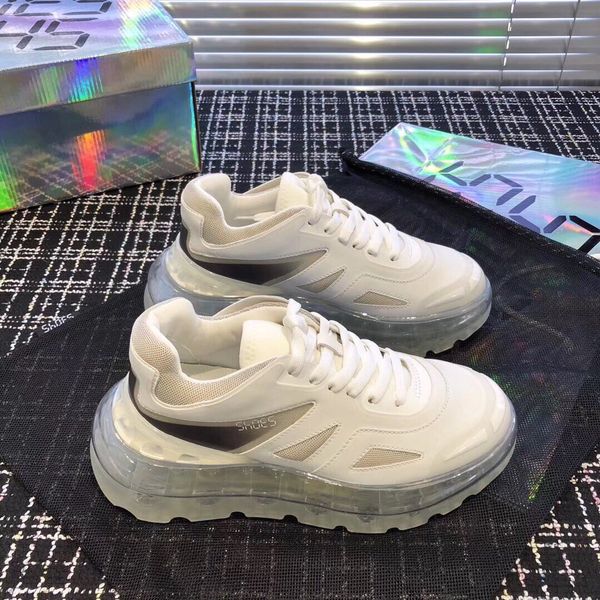 

latest fashion luxury casual sports running shoes increase shoes basketball men and women flat shoes retro sneakers white dhl, Black
