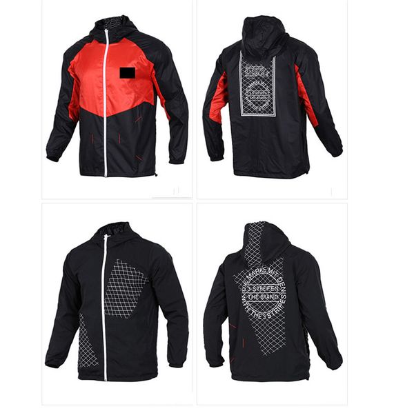 

men designer jacket coat sport brand sweatshirt hoodie long sleeve spring sports zipper windcheater mens clothes plus size hoodies, Black;brown