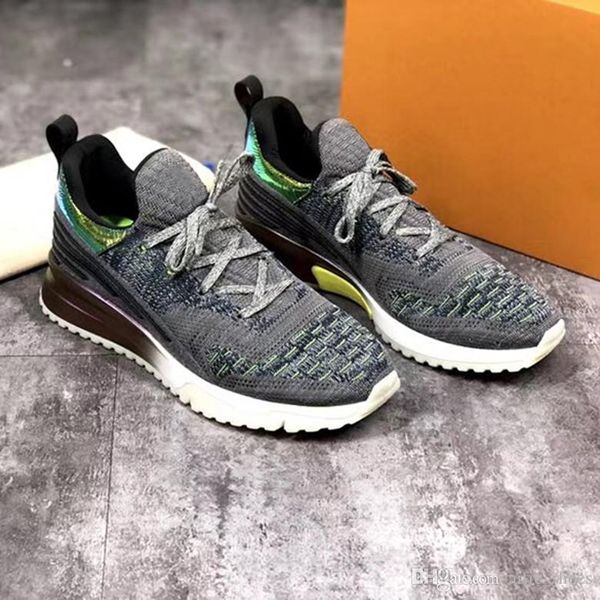 

men's designer shoes v.n.r sneaker black real leather flat women trainers basketball shoes breathable runner sneaker with box us11