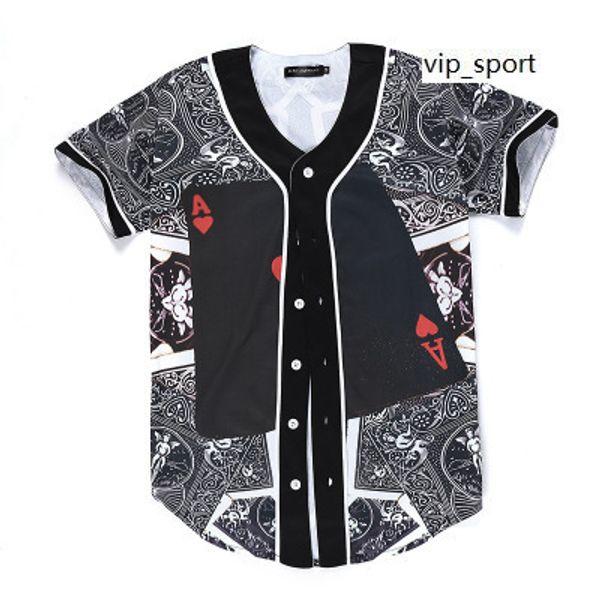 

online new style men baseball jersey sport shirt with button 3d fashion good quality 27 cheap, Blue;black