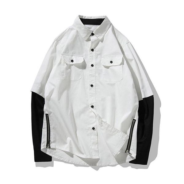 

бесплатная доставка 2018 новый стиль с длинными рукавами письмо печати тела для мужчин и женщин весной и осенью cxy71, White;black