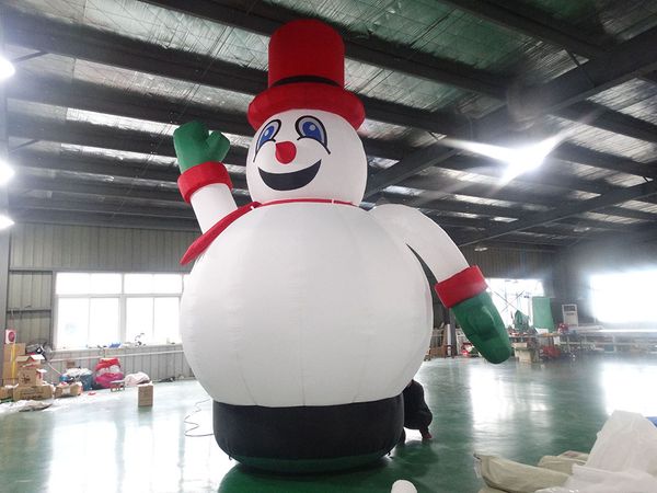 

надувной санта-клауса модель надувной оксфорд ткань мультфильма украшение игрушка в подарок на рождество с вентилятором бесплатная курьерска