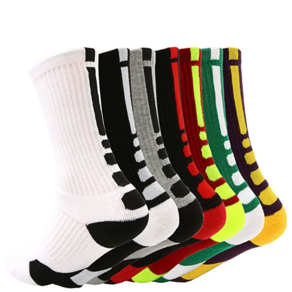 

usa professional basketball socks long knee athletic sport socks men fashion compression thermal winter socks wholesales jle416, Pink;yellow