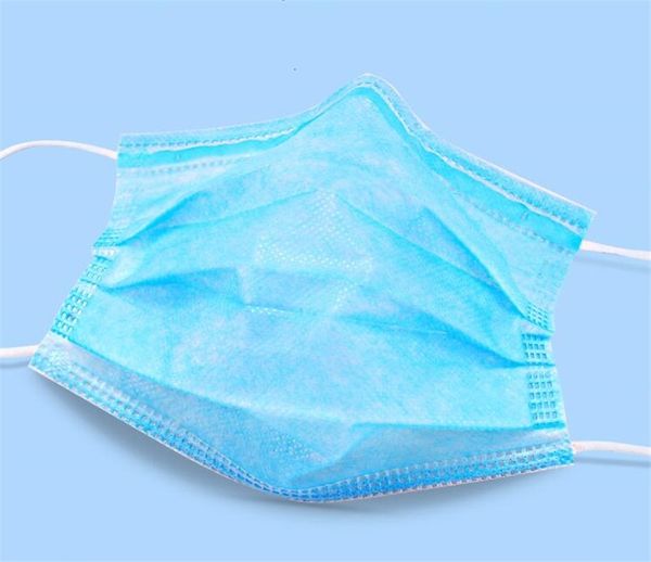 

dhl ship 200 1pcs 3 layerdust muffle non woven men women fog masks breathable face mask mouth er vmz4