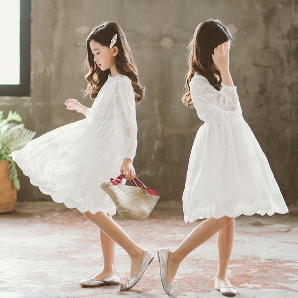 

white cotton flower girl dresses for weddings first communion party decorations butterfly lace dress communion gown for girls, Red;yellow