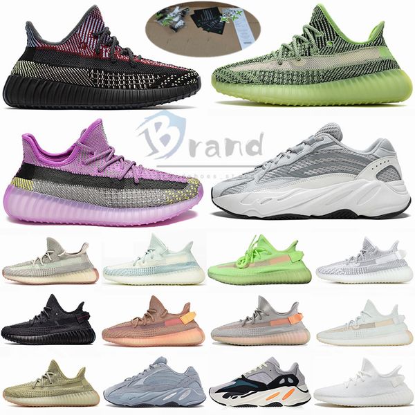 

size 13 with box stockx 2020 kanye west yecheil black static triple white 3m reflective running shoes 700 v2 designer sneakers v1 trainers