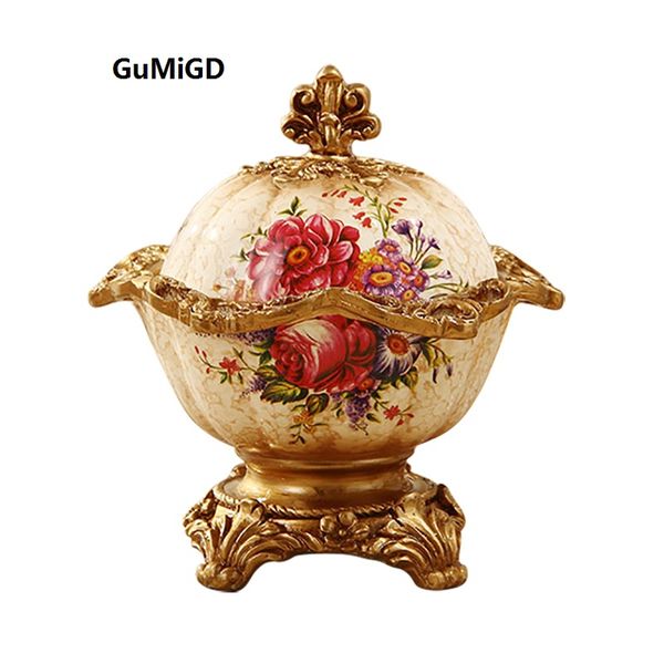 Crack Decorative Wedding Creative Gift Metal Ceramic Receiving