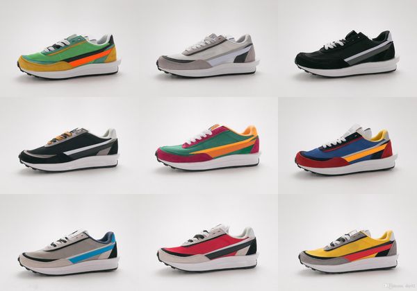 

новый дизайнер кроссовки sacai ldv вафельный daybreak кроссовки мужские для женщин моды дышите рубец s спорт кроссовки размер 36-45 с коробк