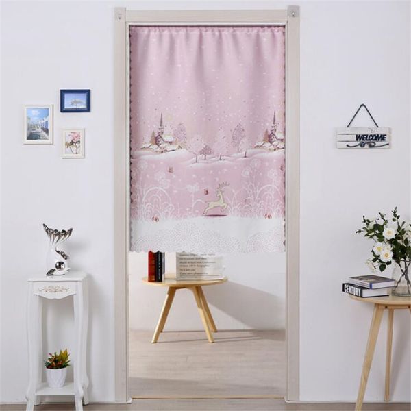 

punch household bedroom and kitchen partition curtain home decoration curtain bedroom half 120*80cm