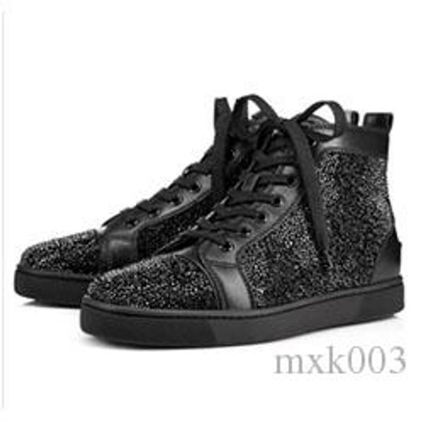 

ace red bottom роскошный дизайнерский бренд шипованных шипы квартиры повседневная обувь обувь для мужчин и женщин партия любителей подлинная, Black