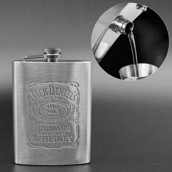 

outdoors portable stainless steel wine pot hip flask flagons drinkware gentlemen convenient parents gifts