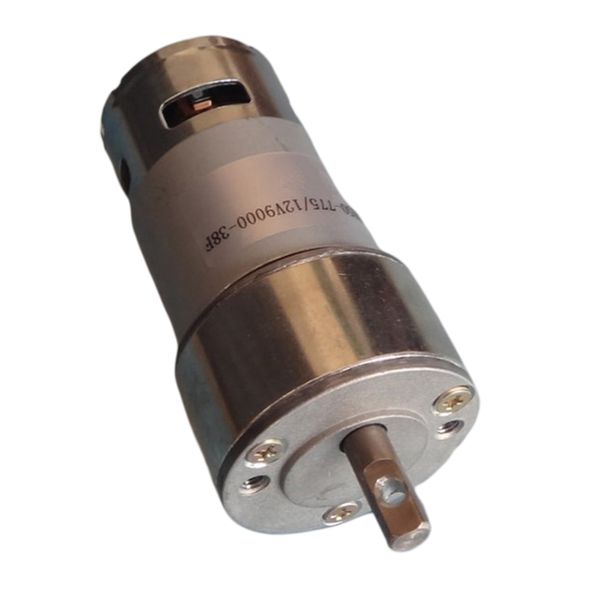 

12v dc 50w мощный мотор шестерни снижение скорости 1:38 все-метровую двигателя