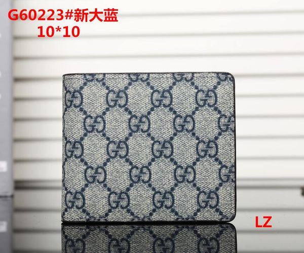 

2020 men wallet boy fold purse high capacity pu silver coin bag mr bank card wallet
