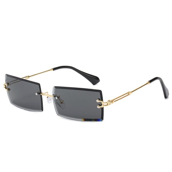 

Top Quality 2020 Cool Ultralight Conjoined Mens Womens Luxury Designer Sunglasses Popular Rectangular Sunglasses 100% UV Protection