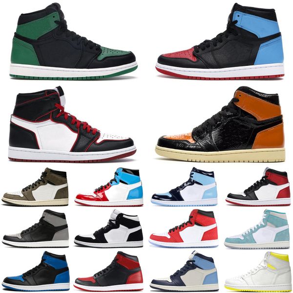 

jumpman travis scott 1 1s men women basketball shoes bloodline fearless spiderman chicago fearless mens trainers sport sneakers