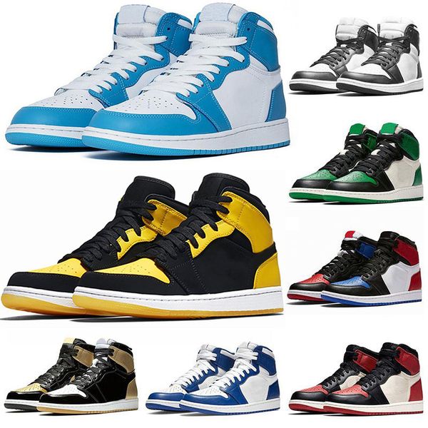 

2020 new 1 crimson tint 1s new love mens basketball shoes royal blue chicago golden purple womens trainers designer sneakers
