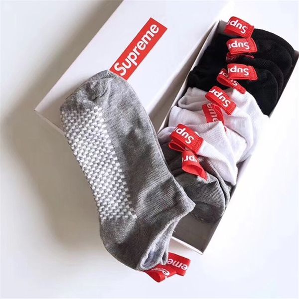 

wholesale 6 pairs/lot men's short hip hop socks opening streetwear men's sports hip hop socks, Black