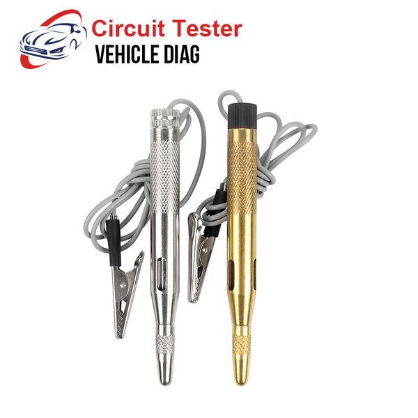 

2018 auto car light circuit tester lamp voltage dc 6v 12v 24v copper test pen detector probe light system test probe lamp