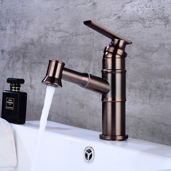 

basin faucet brass orb color modern pull out and down bathroom faucet kitchen sink toilet mixer tap cold water wc tap